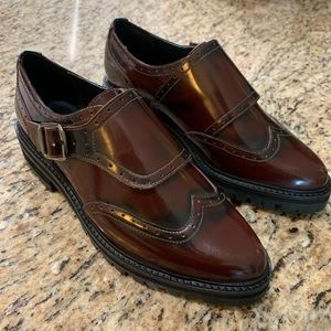 Free People Menswear Inspired Wingtip Shoes 38